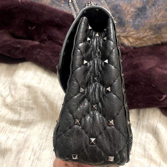 Valentino Noir Spike Bag Medium - Picture 6 of 11